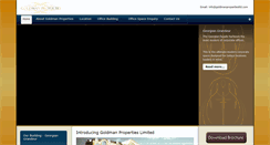 Desktop Screenshot of goldmanpropertiesltd.com